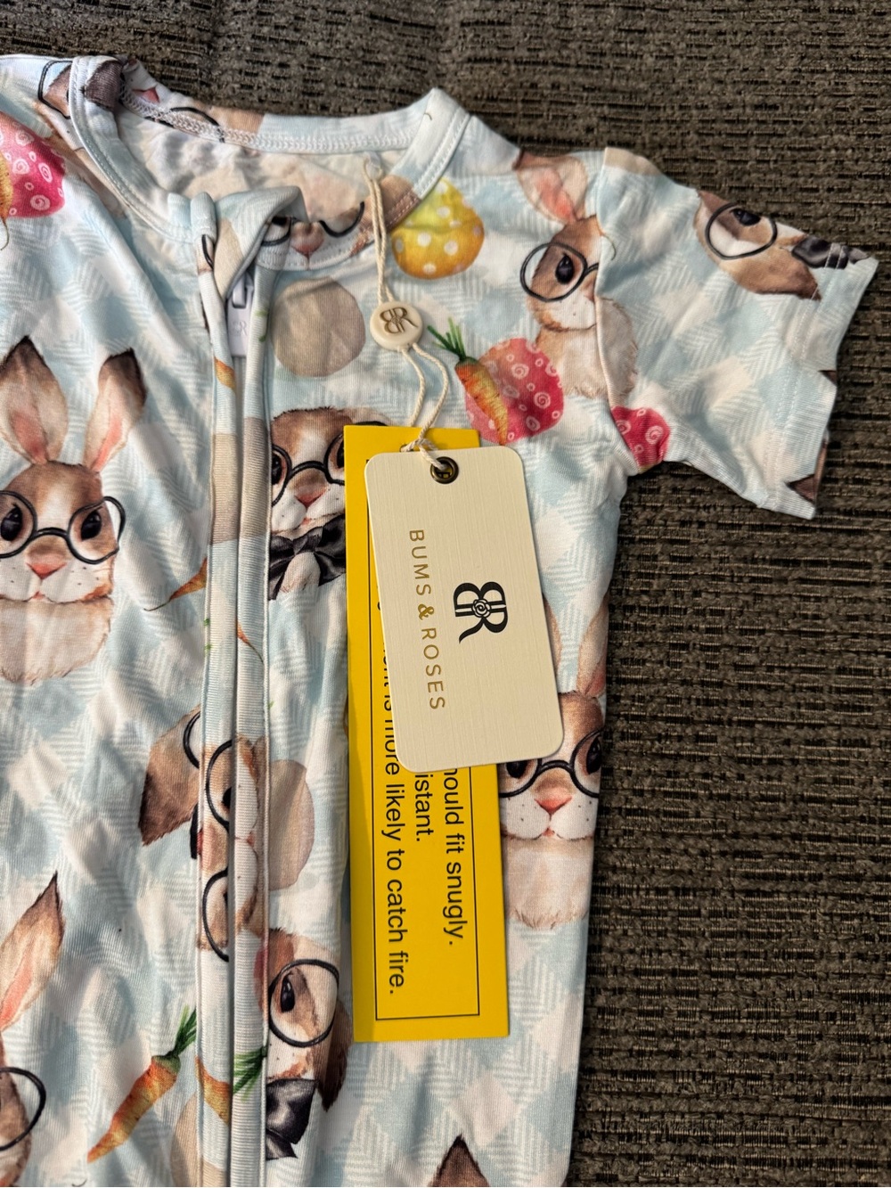 Bums & Roses Bamboo Romper - Picture 4 of 8